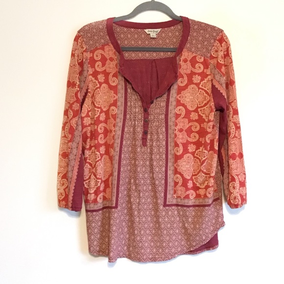 Lucky Brand Tops - Lucky Brand Boho Peasant Top Popover Lucky Brand Tops - Lucky Brand Boho Peasant Top Popover